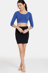 Zivame Double Layered Non Wired Full Coverage Blouse Bra With Removable Cookies - Sodalite Blue — thumbnail 4